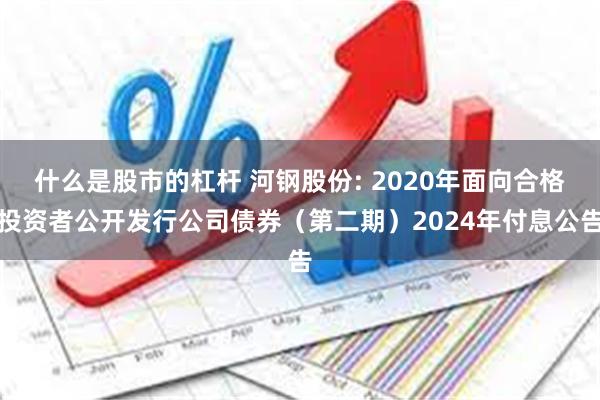 什么是股市的杠杆 河钢股份: 2020年面向合格投资者公开发行公司债券（第二期）2024年付息公告