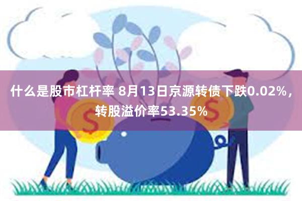 什么是股市杠杆率 8月13日京源转债下跌0.02%，转股溢价