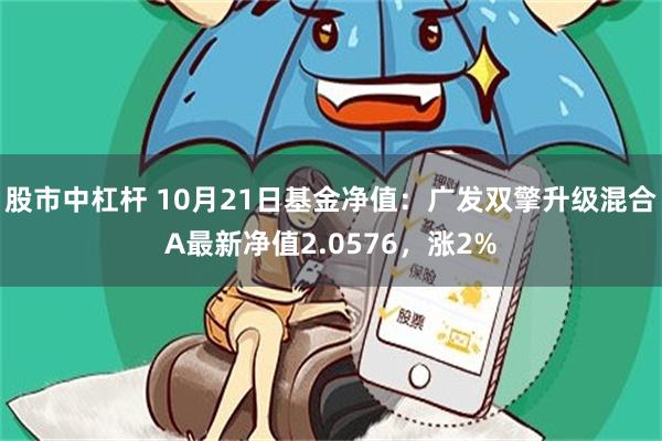 股市中杠杆 10月21日基金净值：广发双擎升级混合A最新净值2.0576，涨2%